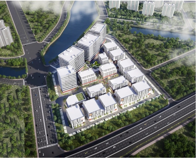 浦仪公路旁，，，，，竖起工业新地标